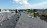 Commercial roofing project, Edmonton